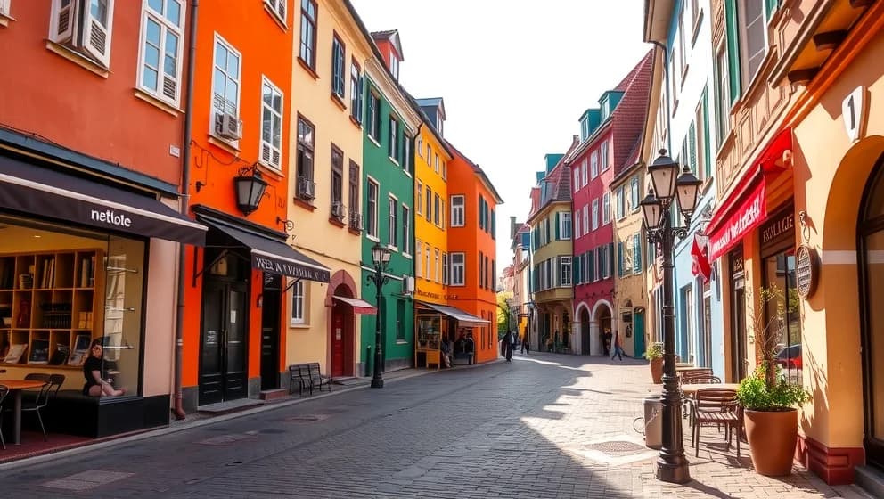 Östra Storgatan i Kristianstad lockar besökare